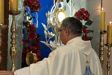 New Star on the Mantle of Our Lady Queen of Peace in Płock